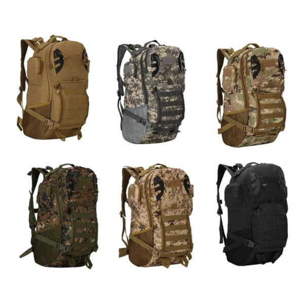 Tactical Scorpion Gear – Military 45L Tactical Molle Backpack – Multiple Colors